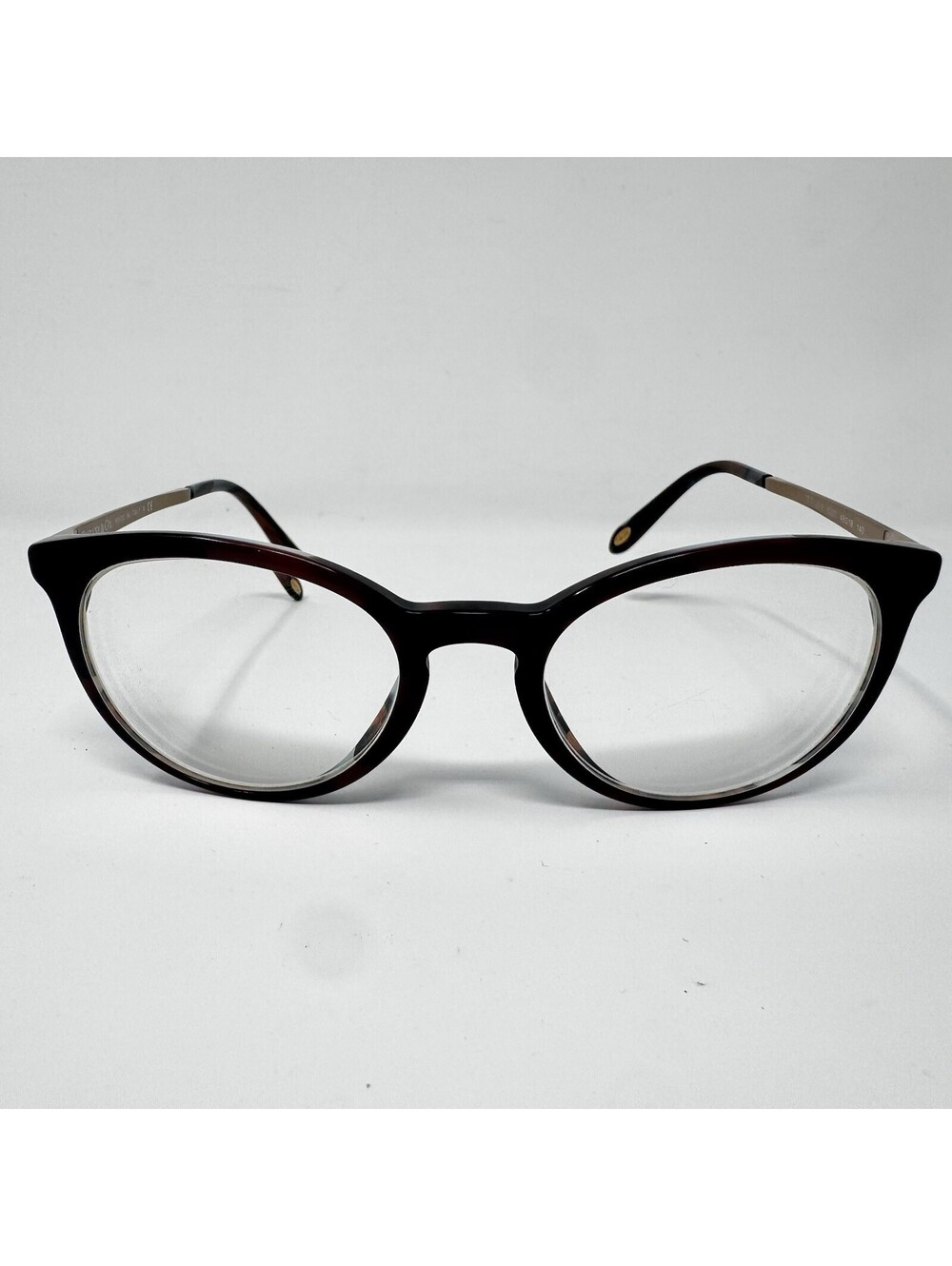 Tiffany & Co TF2128-B 8207 Aubergine Gold Eyeglass Frames 48-18-140